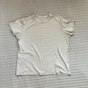 Uniqlo cream tee